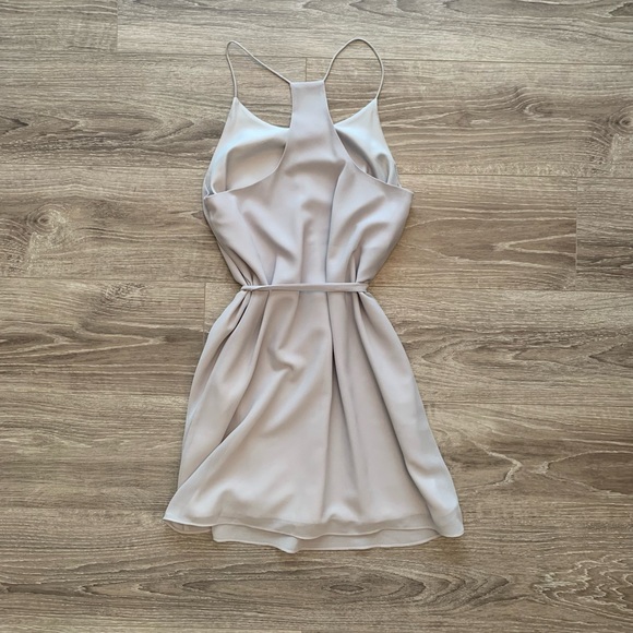 Norah Grey Mini Dress - Picture 2 of 3